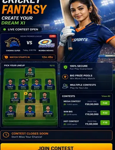 Hero11 (hero11) fantasy cricket & matchday visual 3